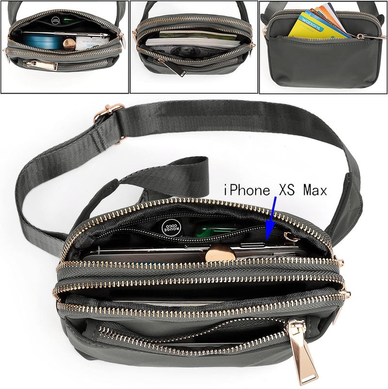 UTO Fanny Pack for Women Crossbody Trendy Fashion Belt Purse Chest Waist Hip Bumbag for Outdoor Shopping Travel Hiking - Image 3